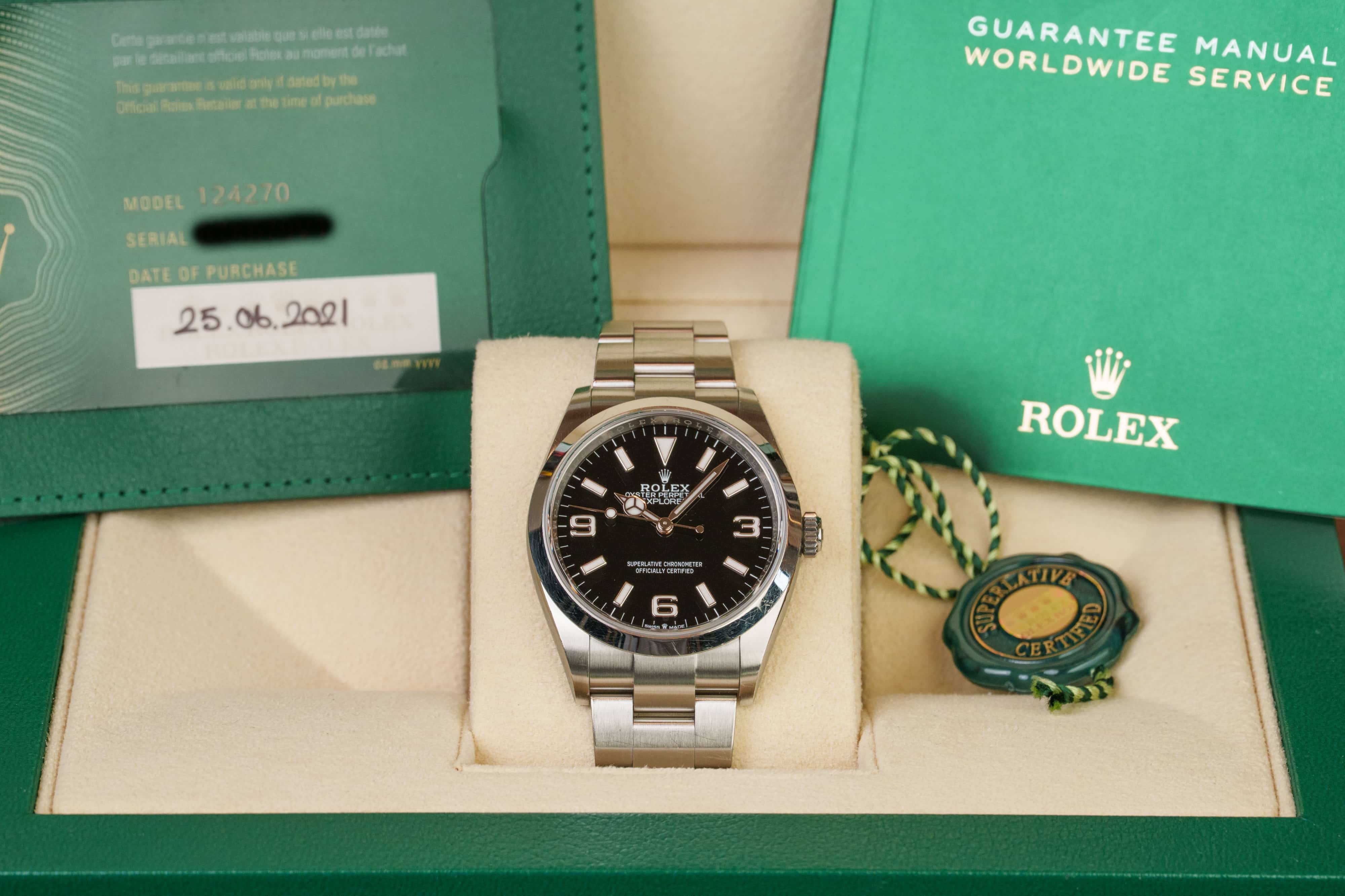 Rolex Explorer 124270